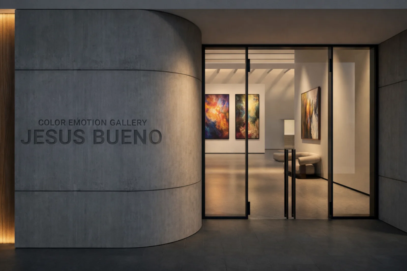 Entrada de la galería Color Emotion Gallery de Jesús Bueno